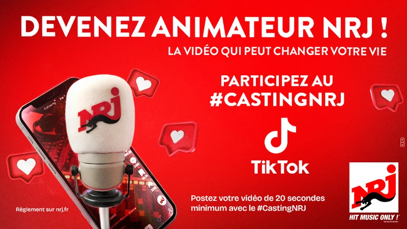 Casting TikTok NRJ : la saison 3 pour trouver la prochaine voix de la radio